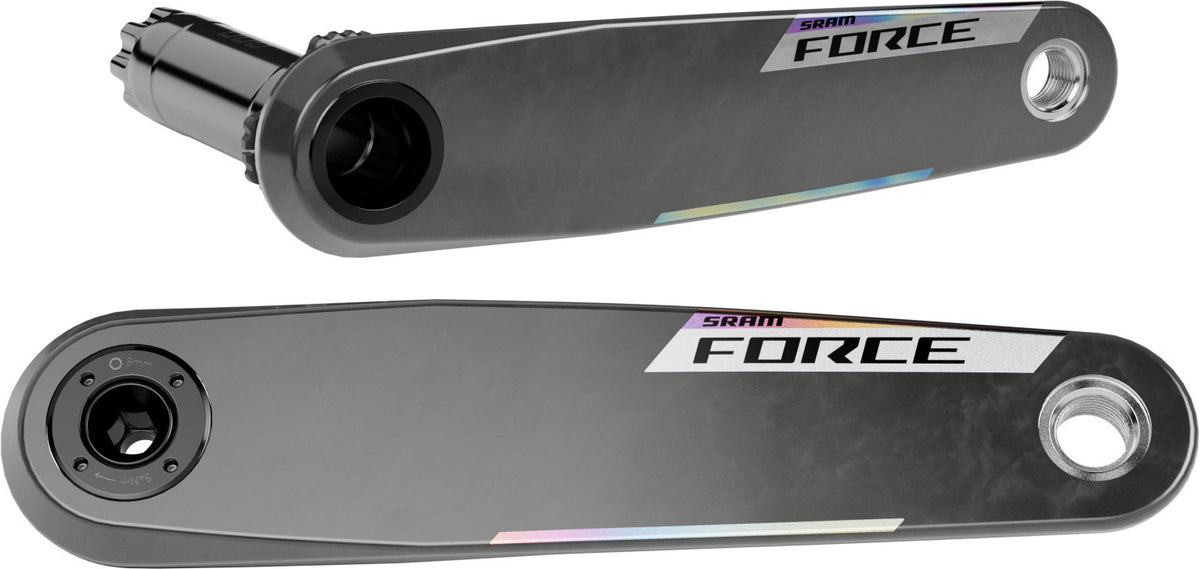 Brazos de biela SRAM Force E1 negro – vista lateral