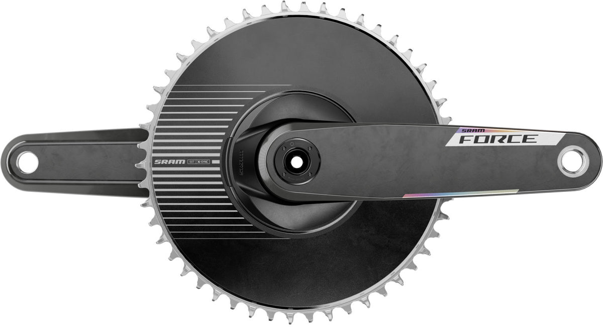 Bielas SRAM Force AXS E1 Aero 1x 50T DUB negro – detalle