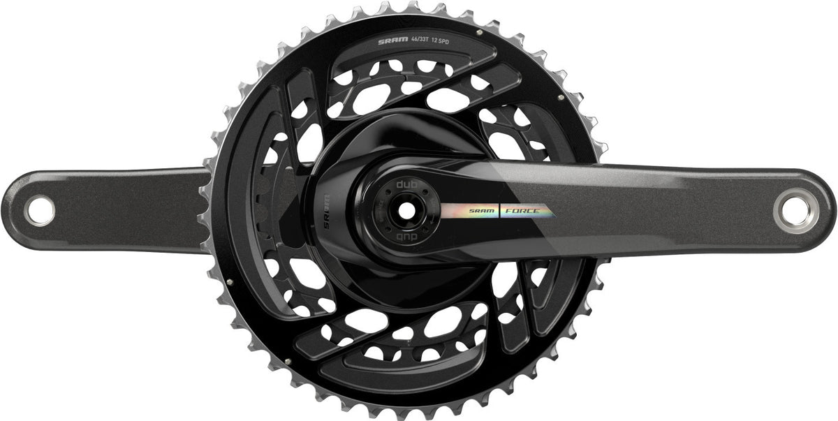 Bielas SRAM Force AXS Iridescent DUB tornasolado – detalle 3