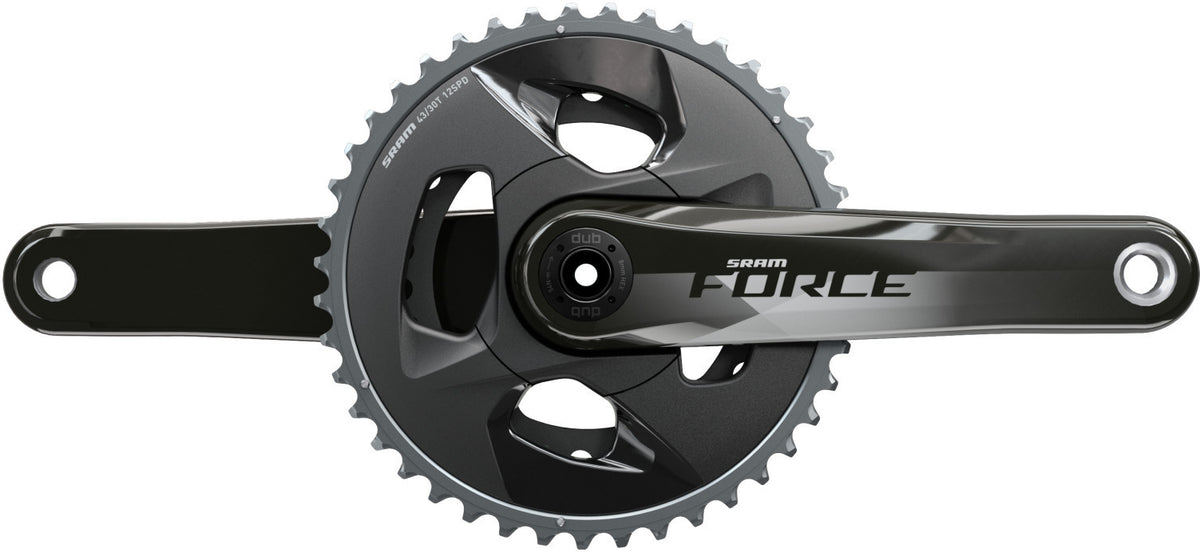 Bielas SRAM Force AXS Wide 43-30T DUB 177,5 mm negro – vista principal