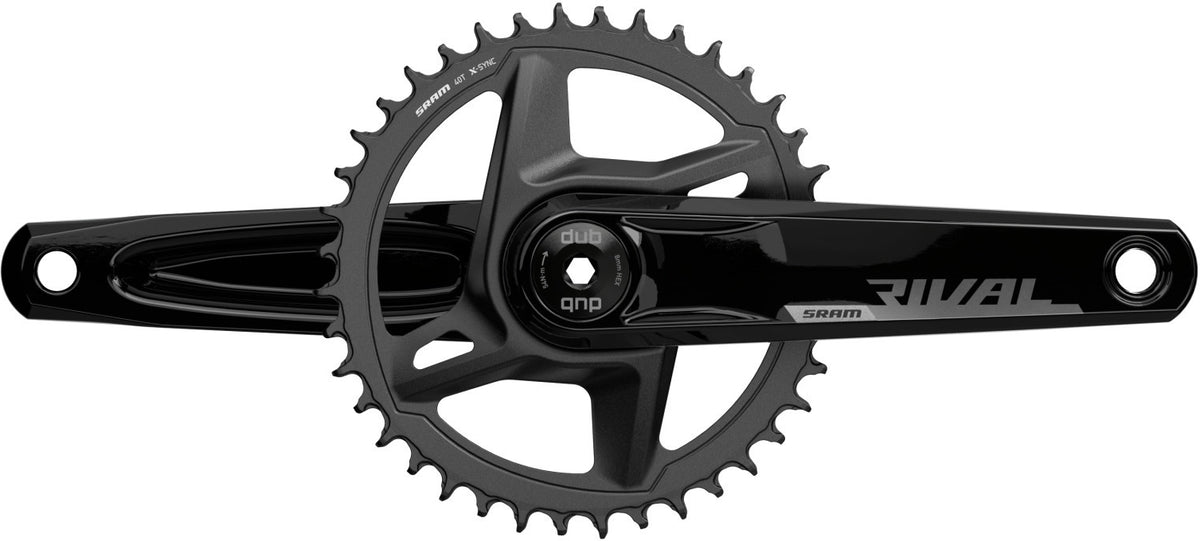Bielas SRAM Rival 1 Wide 46T DUB negro – vista principal