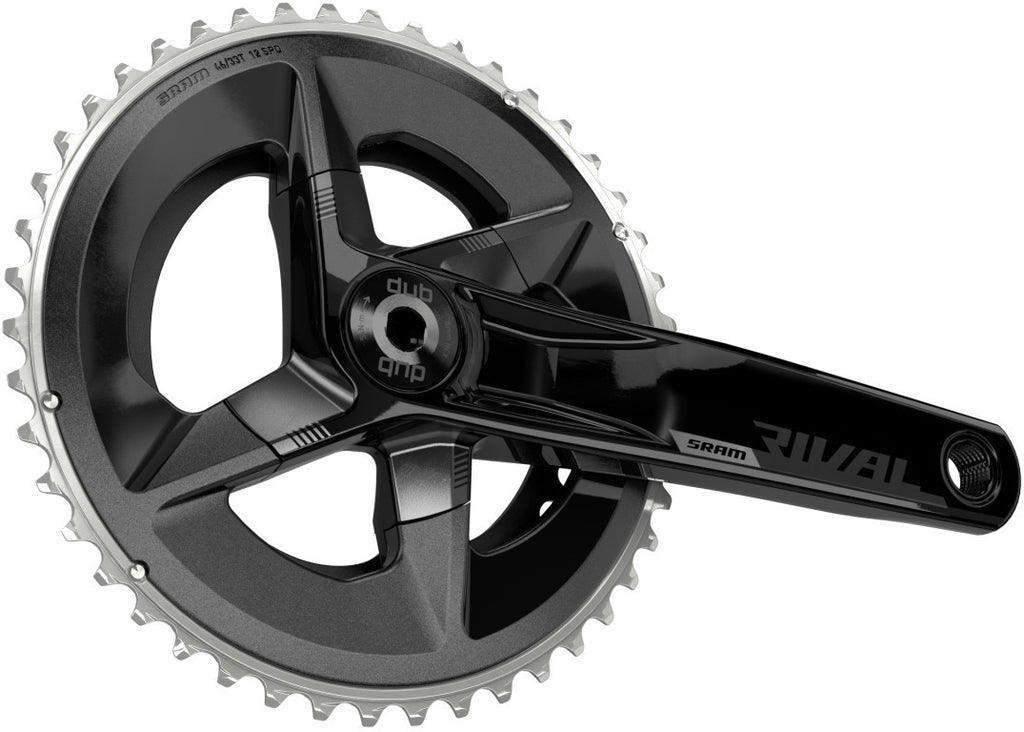 Bielas SRAM Rival AXS 48-35T DUB negro – vista lateral
