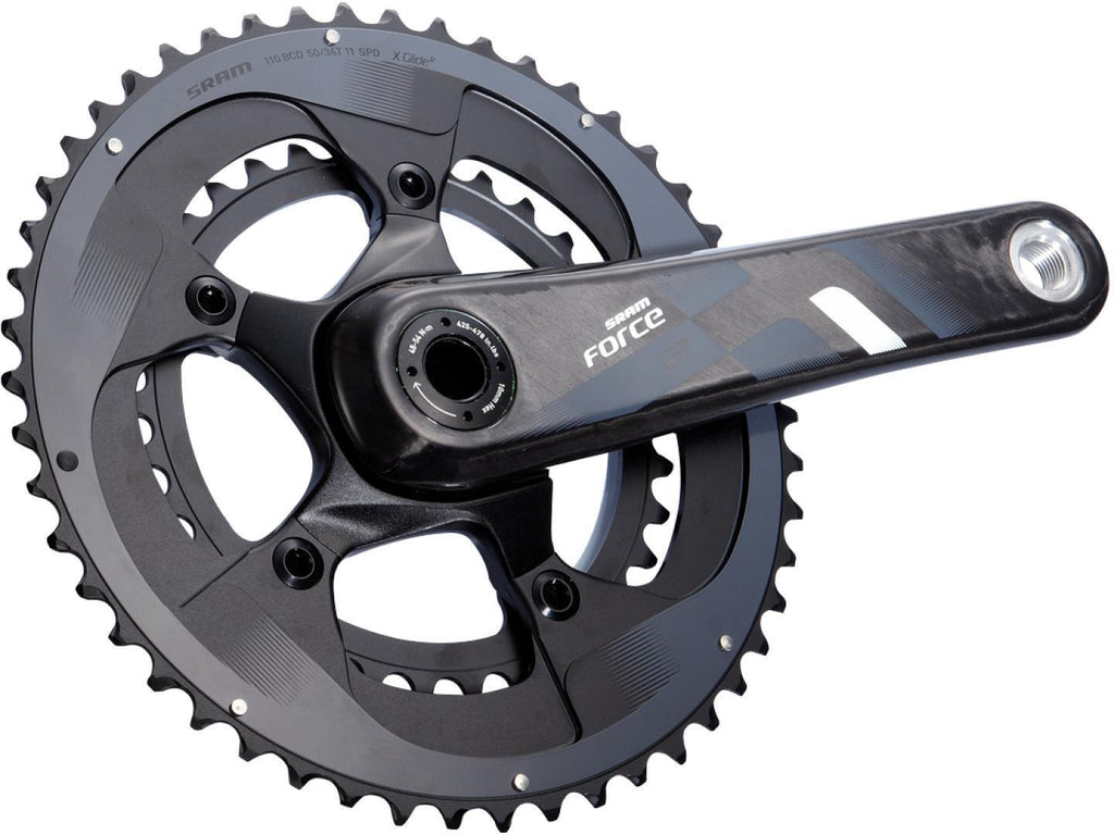 Bielas SRAM Force 22 Yaw 11v negro – vista lateral