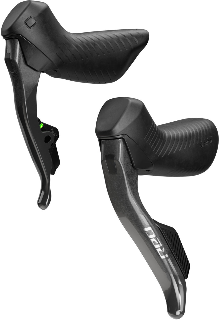 Manetas SRAM RED AXS E1 con freno hidráulico Flat Mount negro – vista lateral