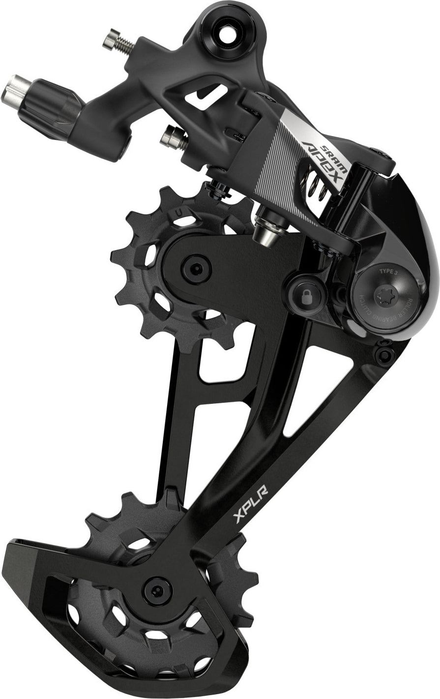 Cambio trasero SRAM Apex XPLR 12v, max. 44T negro – vista lateral