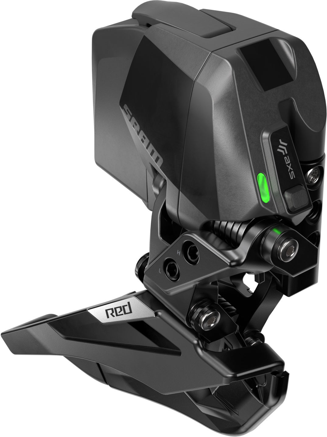 Desviador delantero SRAM RED AXS MY25 de soldar (sin batería) negro – vista lateral