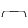 Manillar gravel Deda Elementi Superzero Gravel Alloy negro pulido – vista frontal