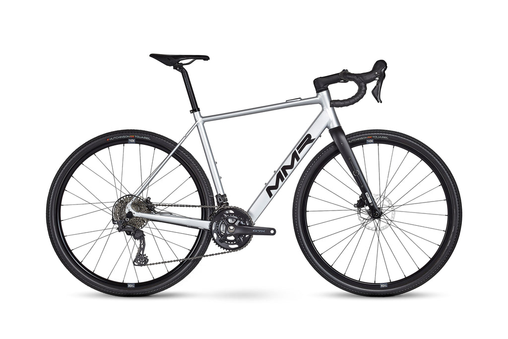 Bicicleta eléctrica gravel MMR X-Beat 00 2025 silver – vista lateral